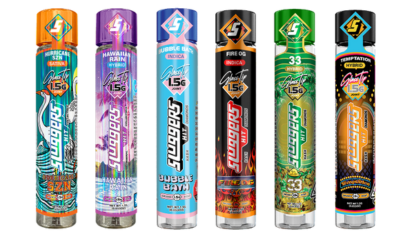 <p>1.5G JUICED* SINGLE<br/>6 STRAINS</p>