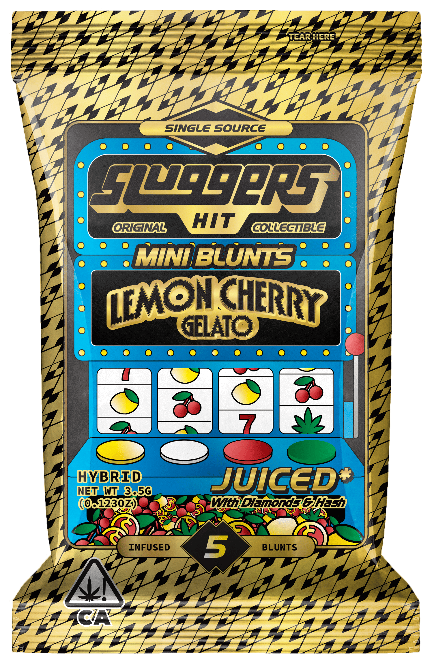 Lemon Cherry Gelato – Hybrid 5-Pack Minis, Full Flavor Lemon Cherry Gelato – Hybrid 5-Pack Minis, Full Flavor