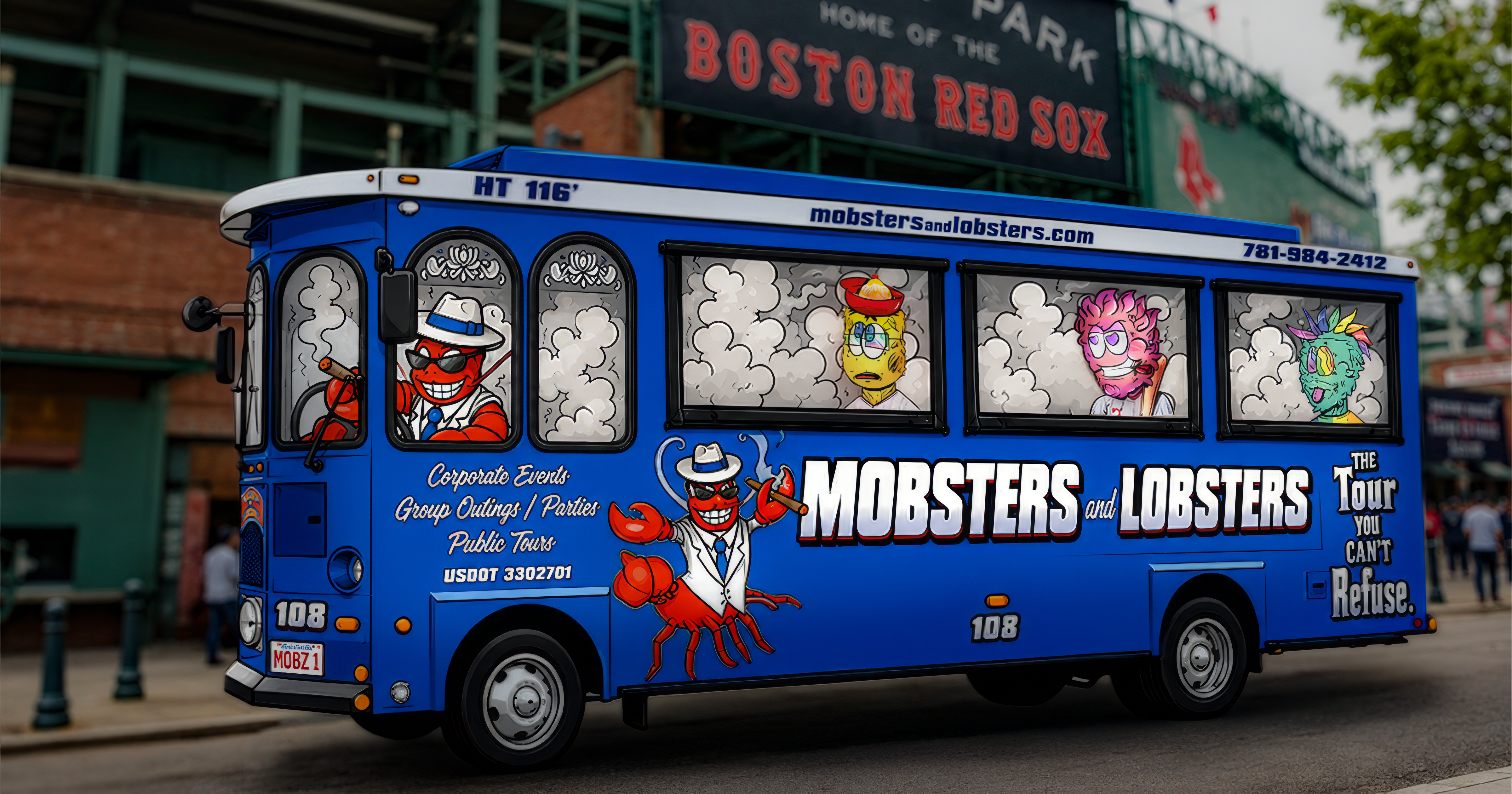 Sluggers Mini Blunts Launch at NECANN Weekend With Boston Trolley Takeover