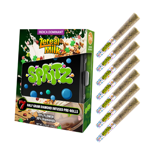 Spritz Zereal Milk Indica Infused 7pk Preroll
