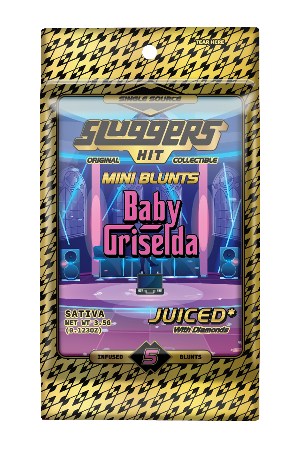 Mini Blunt 0.7g 5pk Baby Griselda Sativa