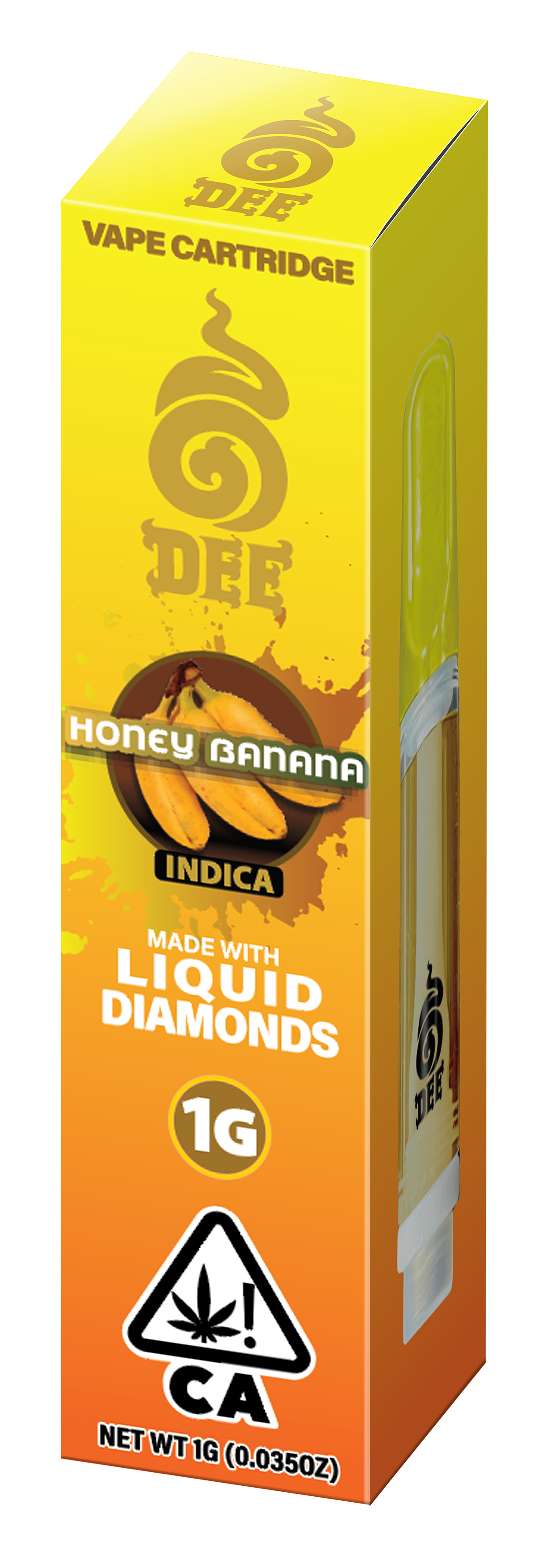 Dee Honey Banana Vape Cartridge 1g