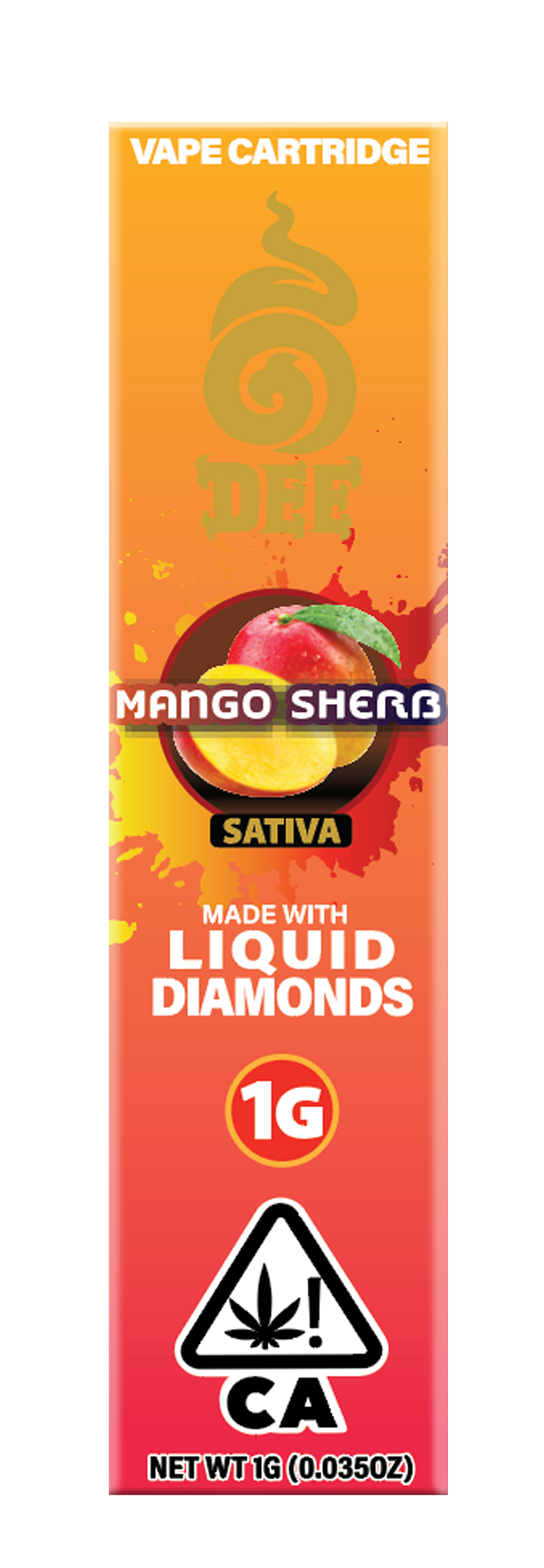 Dee Mango Sherb Vape Cartridge 1g