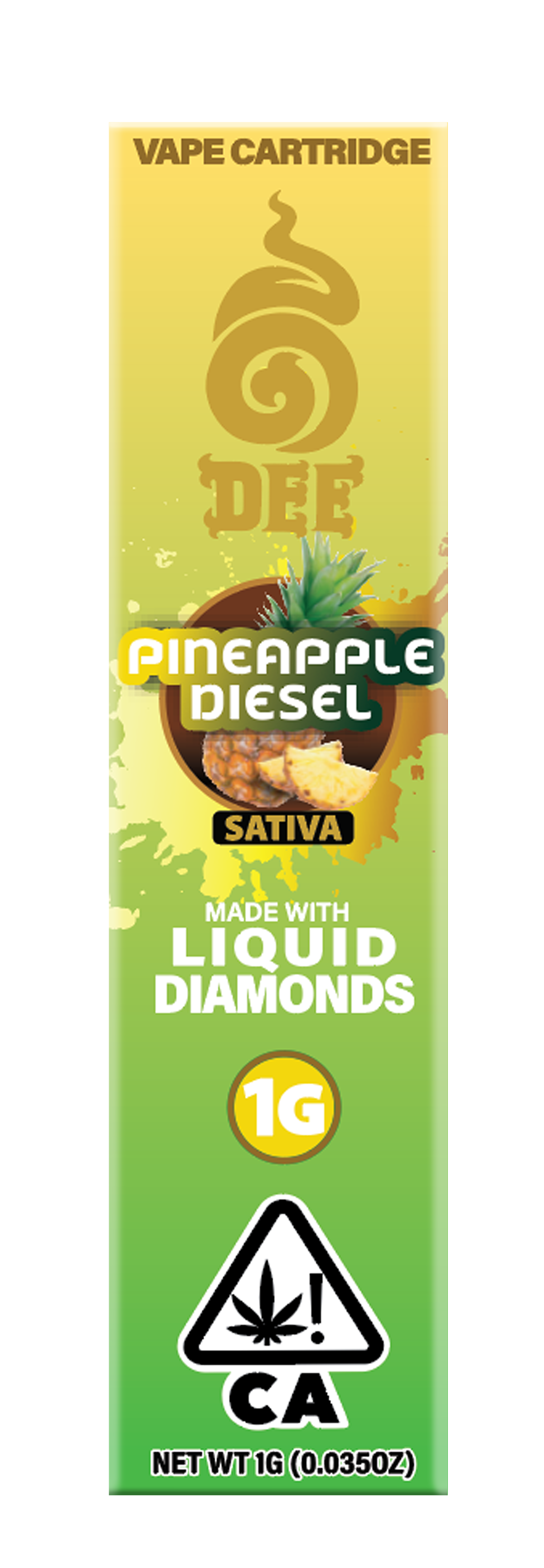 Dee Pineapple Diesel Vape Cartridge 1g