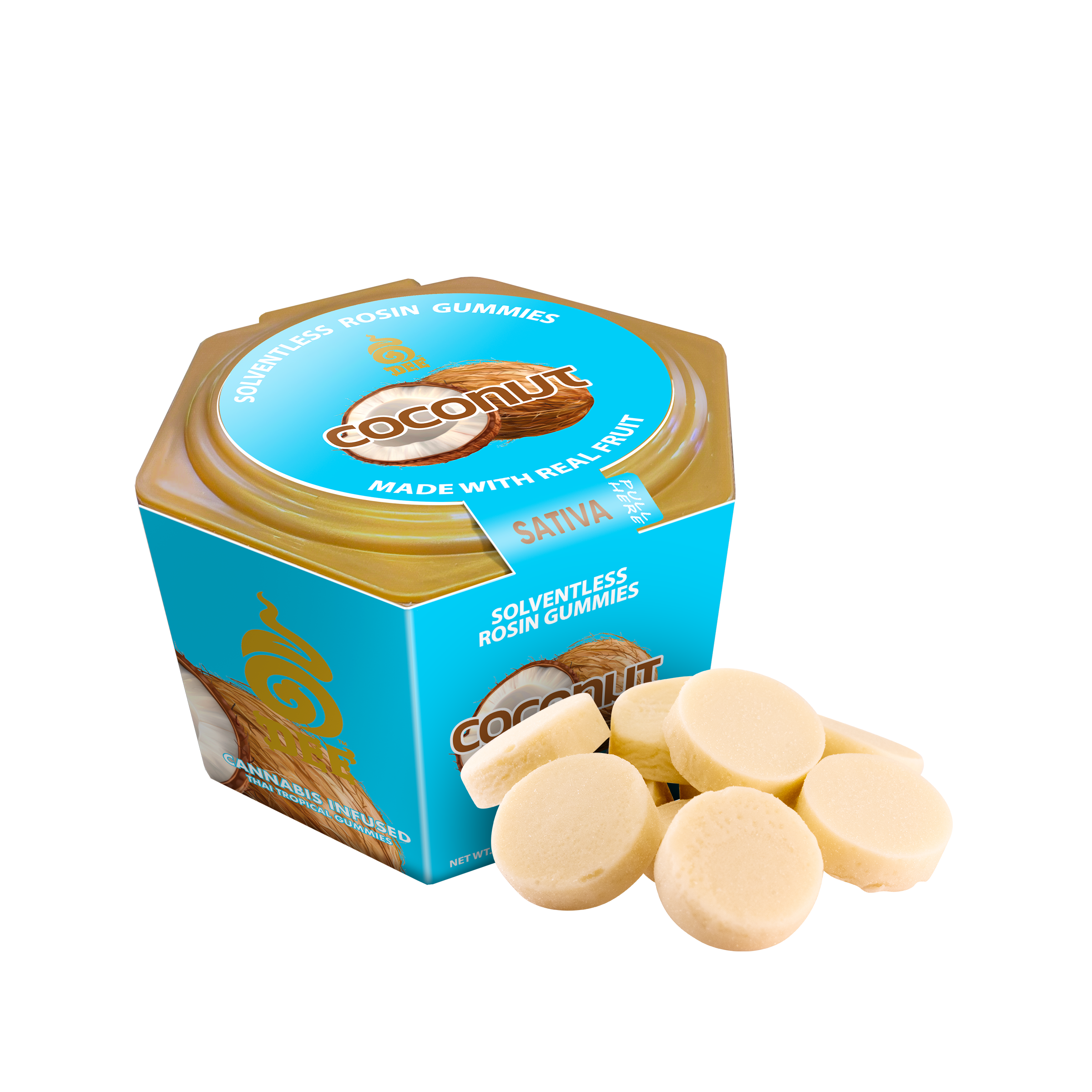 Dee Coconut Gummies 50mg 10pk