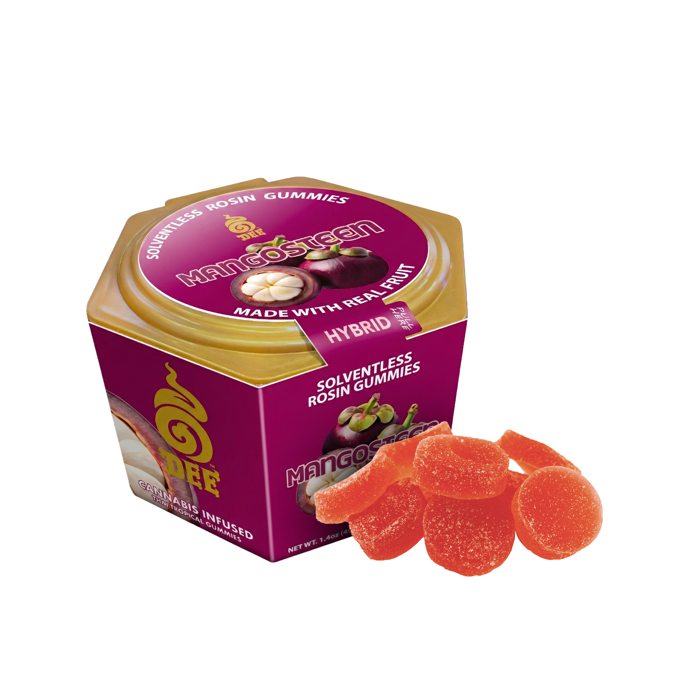 Dee Mangosteen Gummies 50mg 10pk