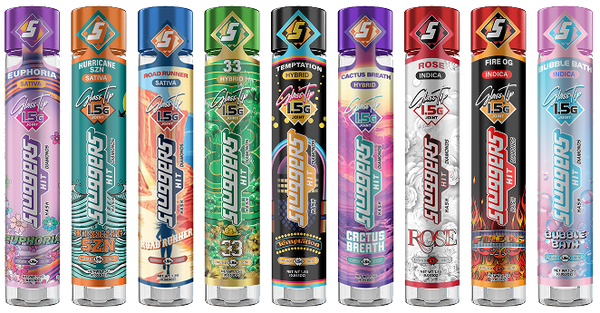 <p>1.5G JUICED* SINGLE<br/>9 STRAINS</p>