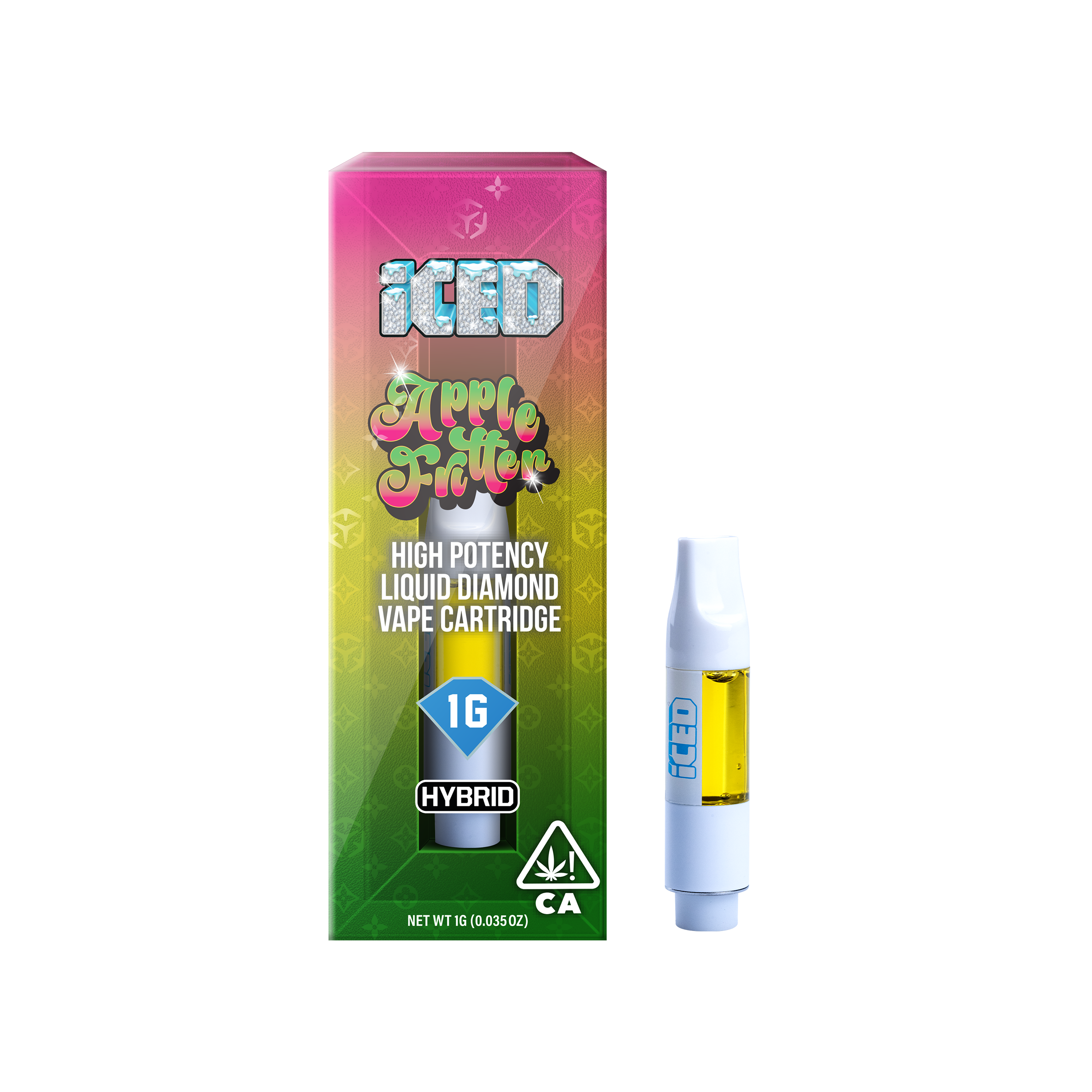 ICED Apple Fritter Vape Cartridge 1g