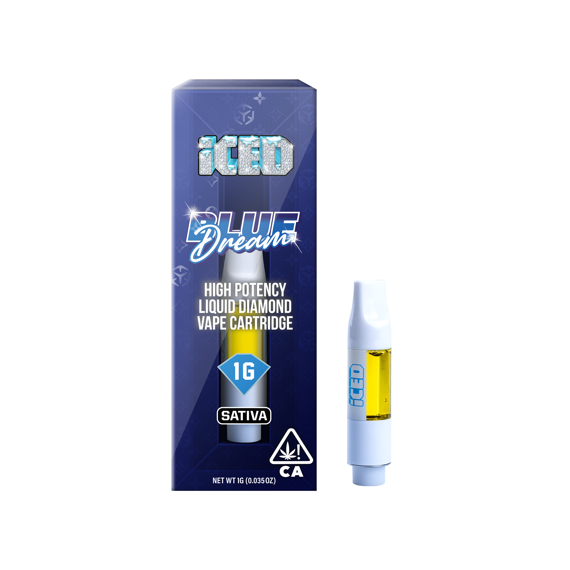 ICED Blue Dream Vape Cartridge 1g