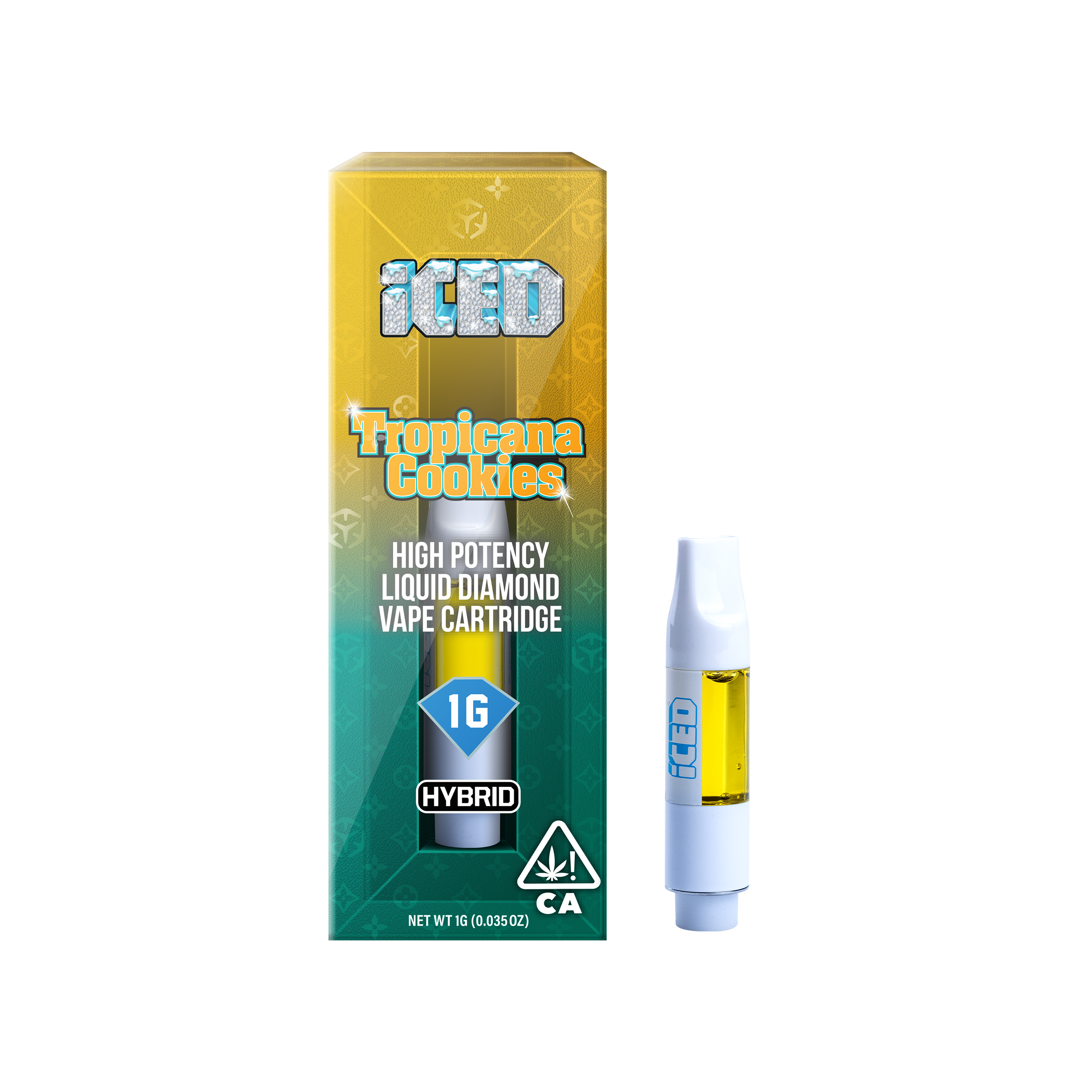 ICED Tropicana Cookies Vape Cartridge 1g