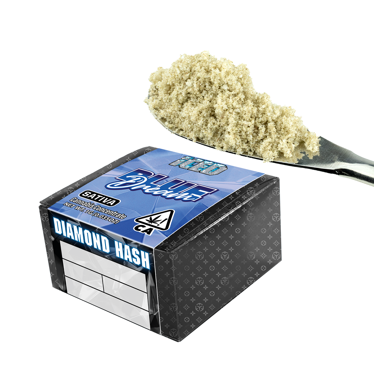 ICED Diamond Hash - 1g - Blue Dream