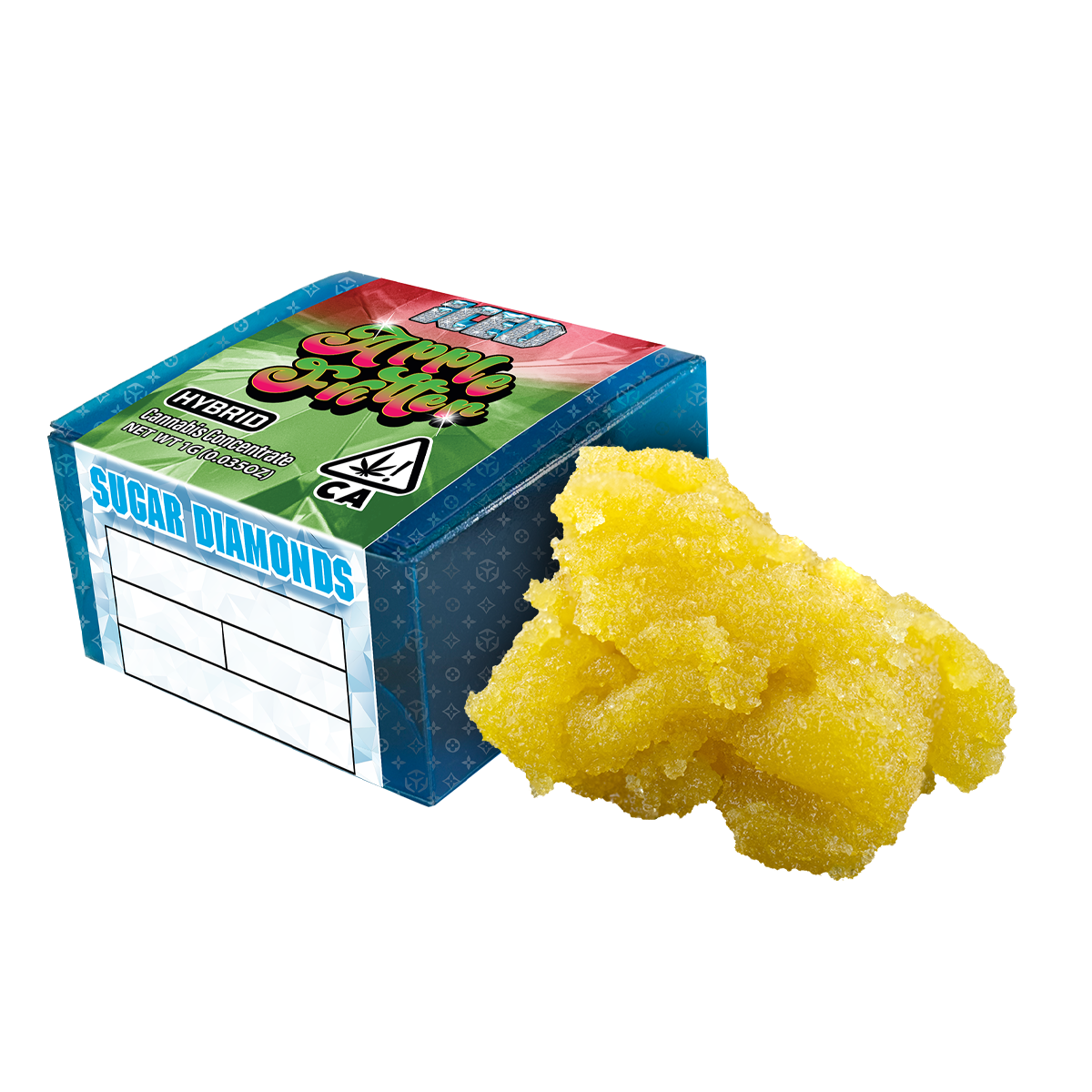 ICED Apple Fritter Sugar Diamonds Packaged Concentrate 1g