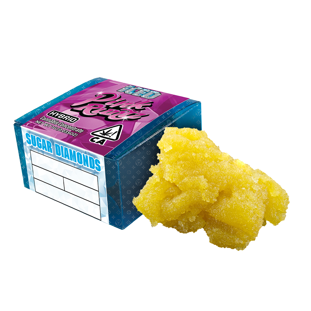 ICED Pink Runtz Sugar Diamonds Packaged Concentrate 1g