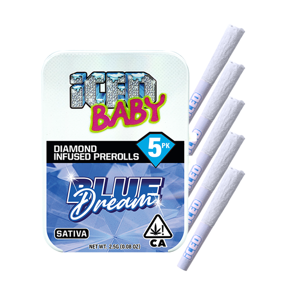 ICED Blue Dream Infused Preroll 5pk