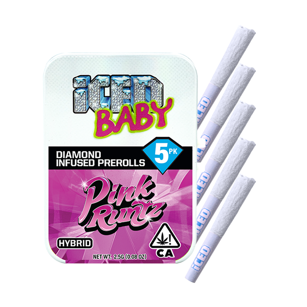 ICED Pink Runtz Infused Preroll 5pk