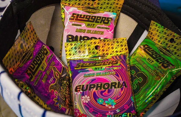 <p>JUICED* MINI BLUNTS  <br/>9 STRAINS</p>