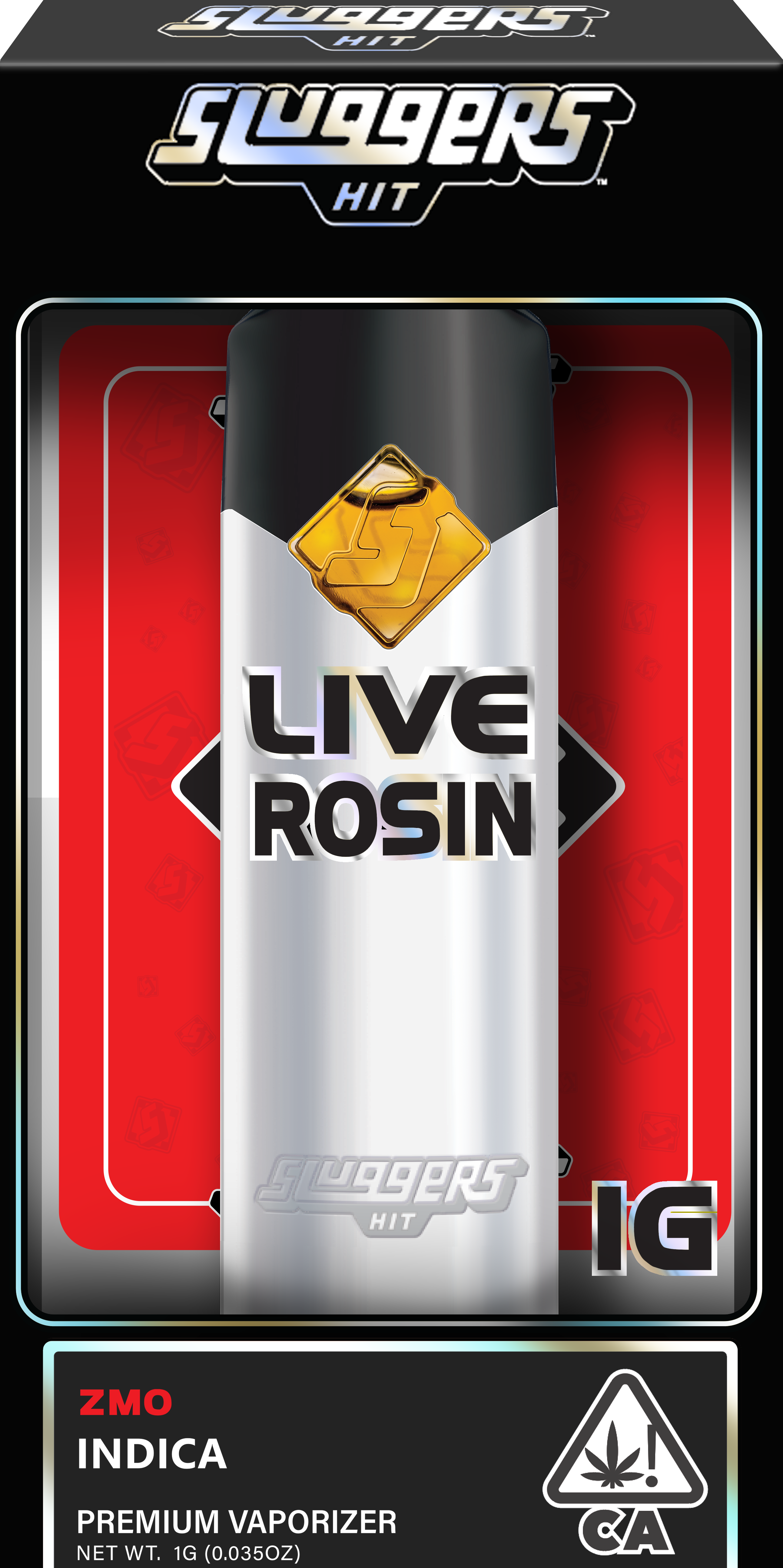 ZMO 1g Rosin Vape Indica