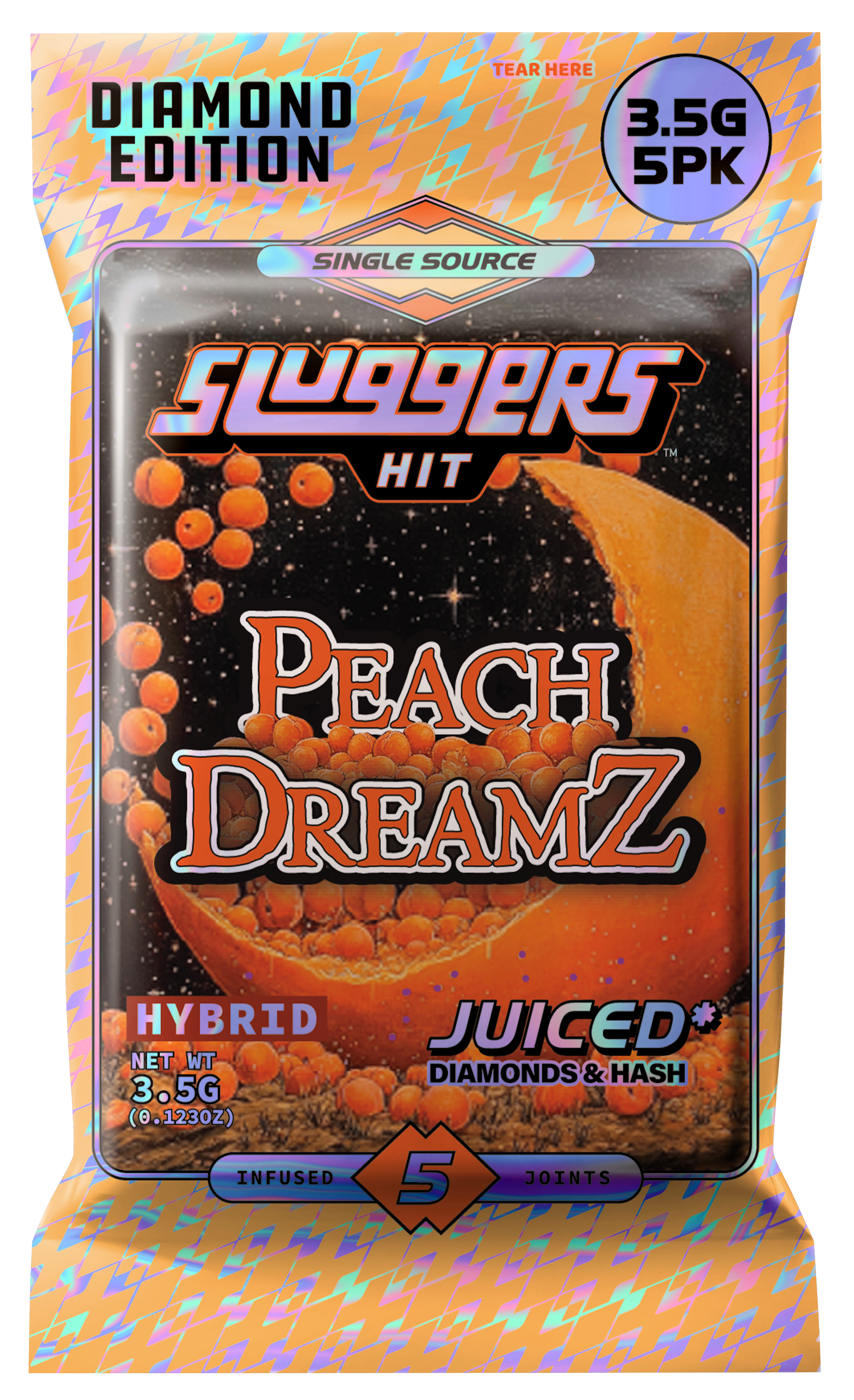 Peach Dreamz Hybrid JUICED* Diamond Edition 5PK