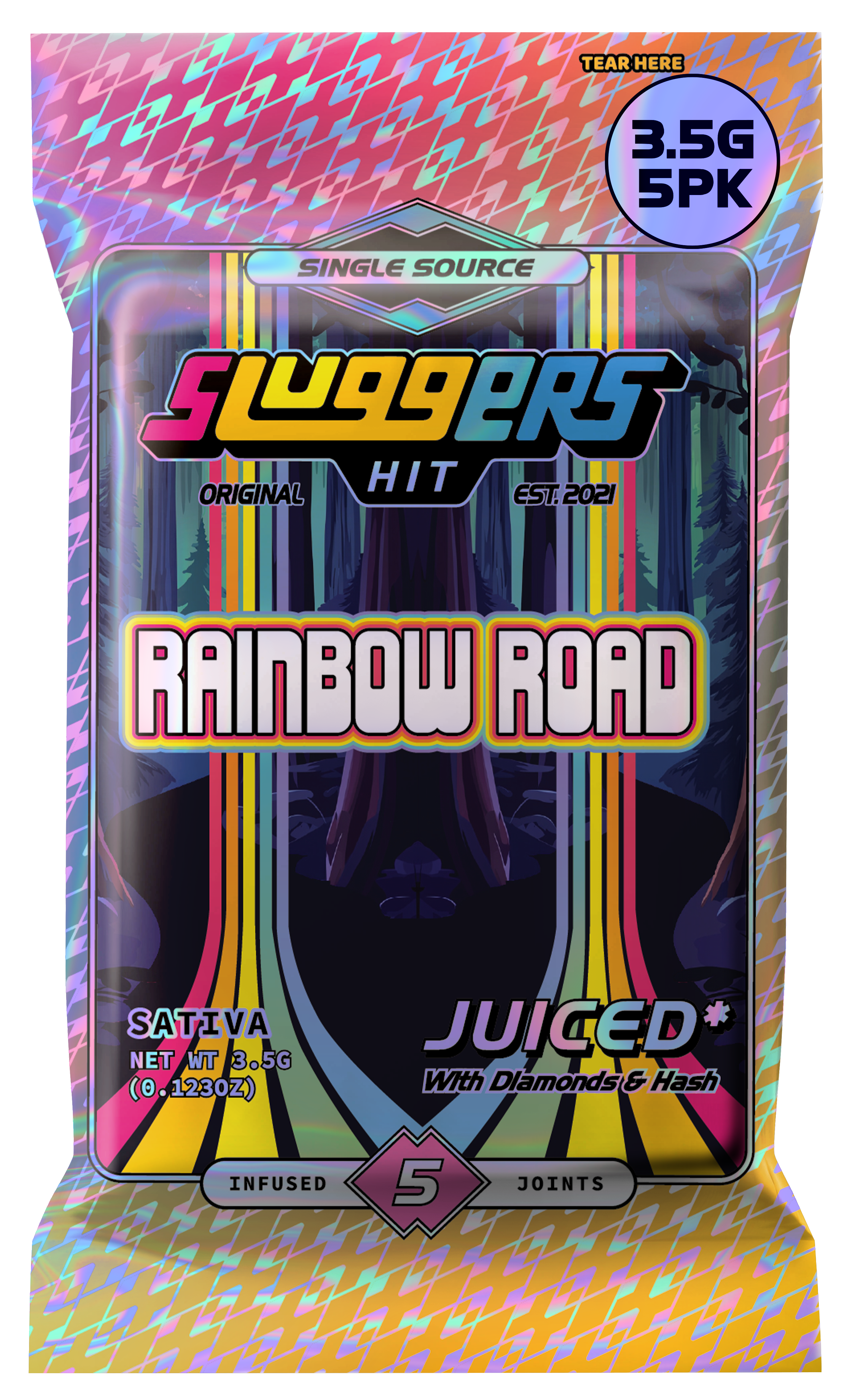 Rainbow Road Sativa Juiced 5pk