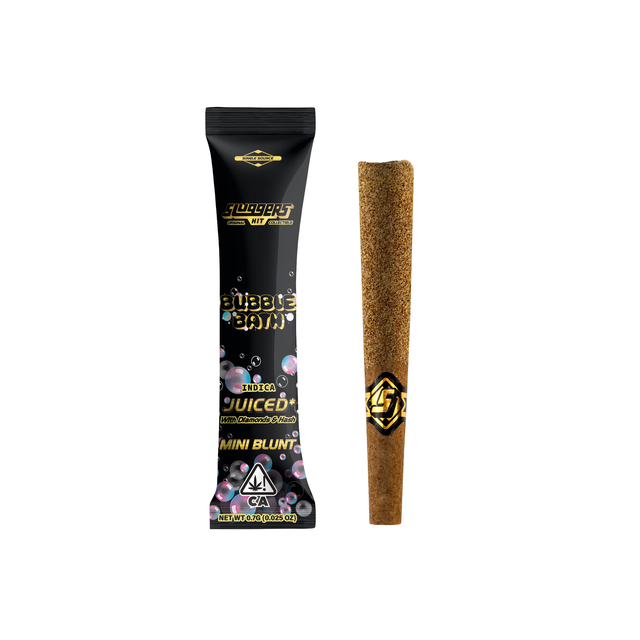 Bubble Bath Indica JUICED* 1pk Mini Blunt
