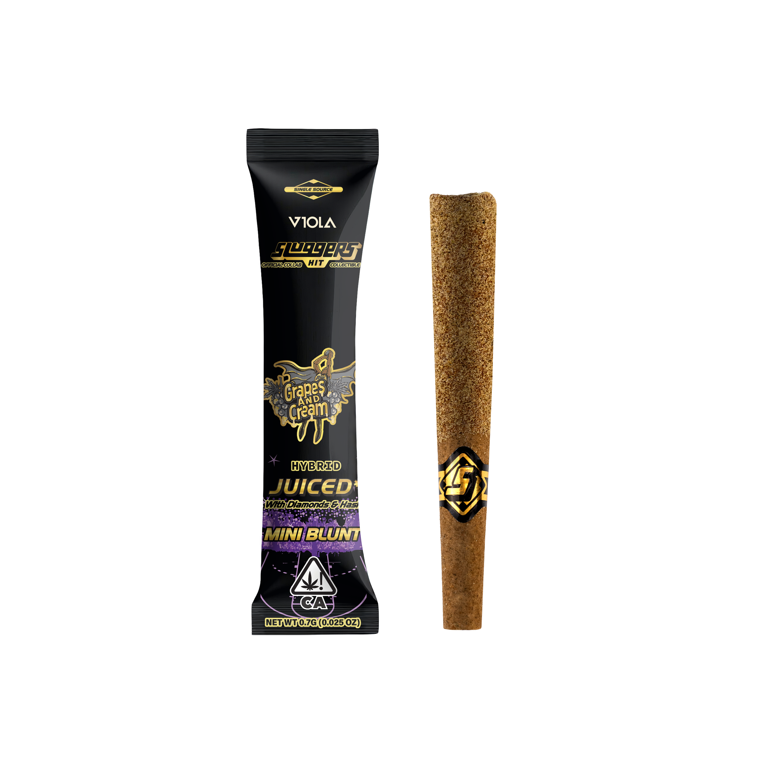 Grapes & Cream Hybrid JUICED* 1pk Mini Blunt