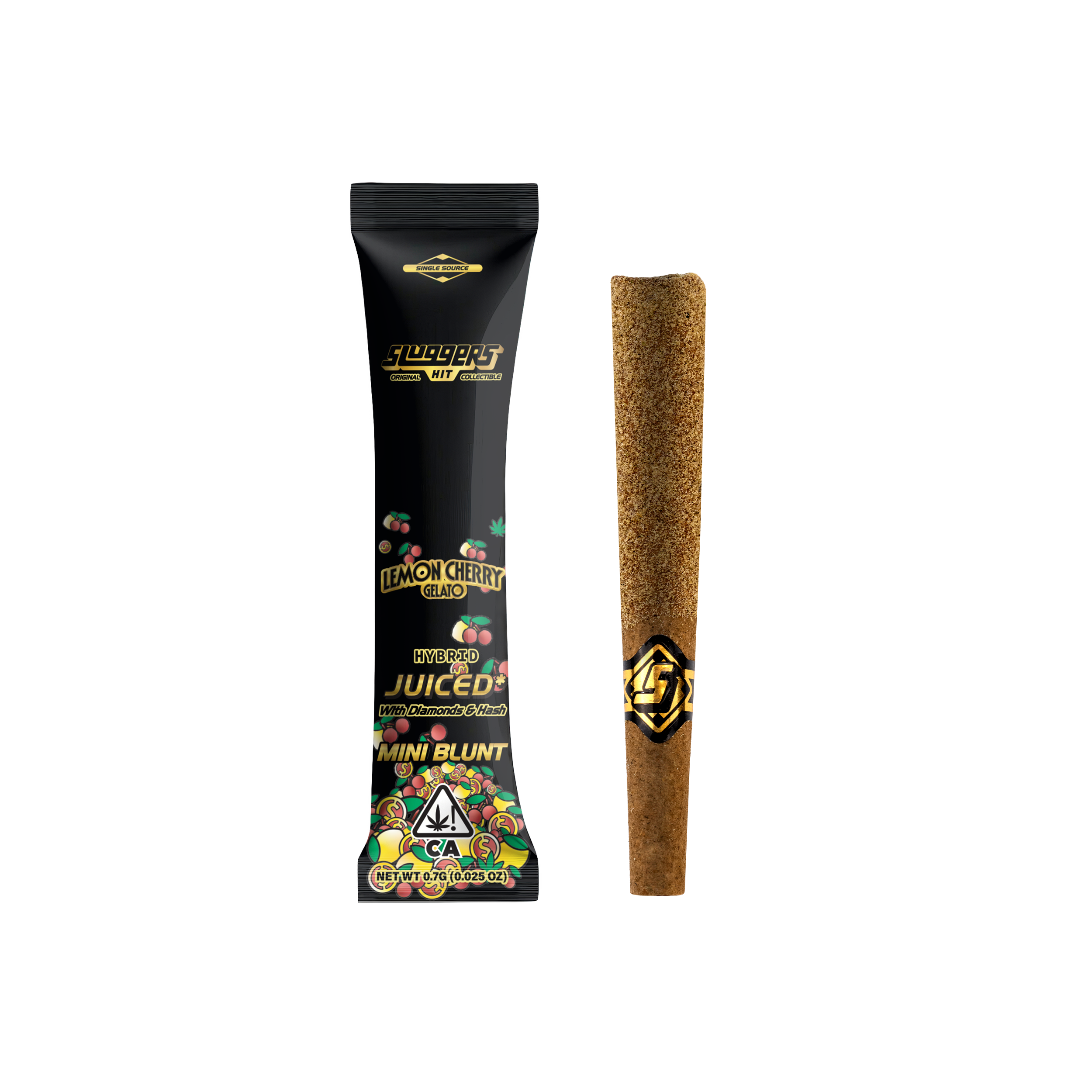 Lemon Cherry Gelato Hybrid JUICED* 1pk Mini Blunt