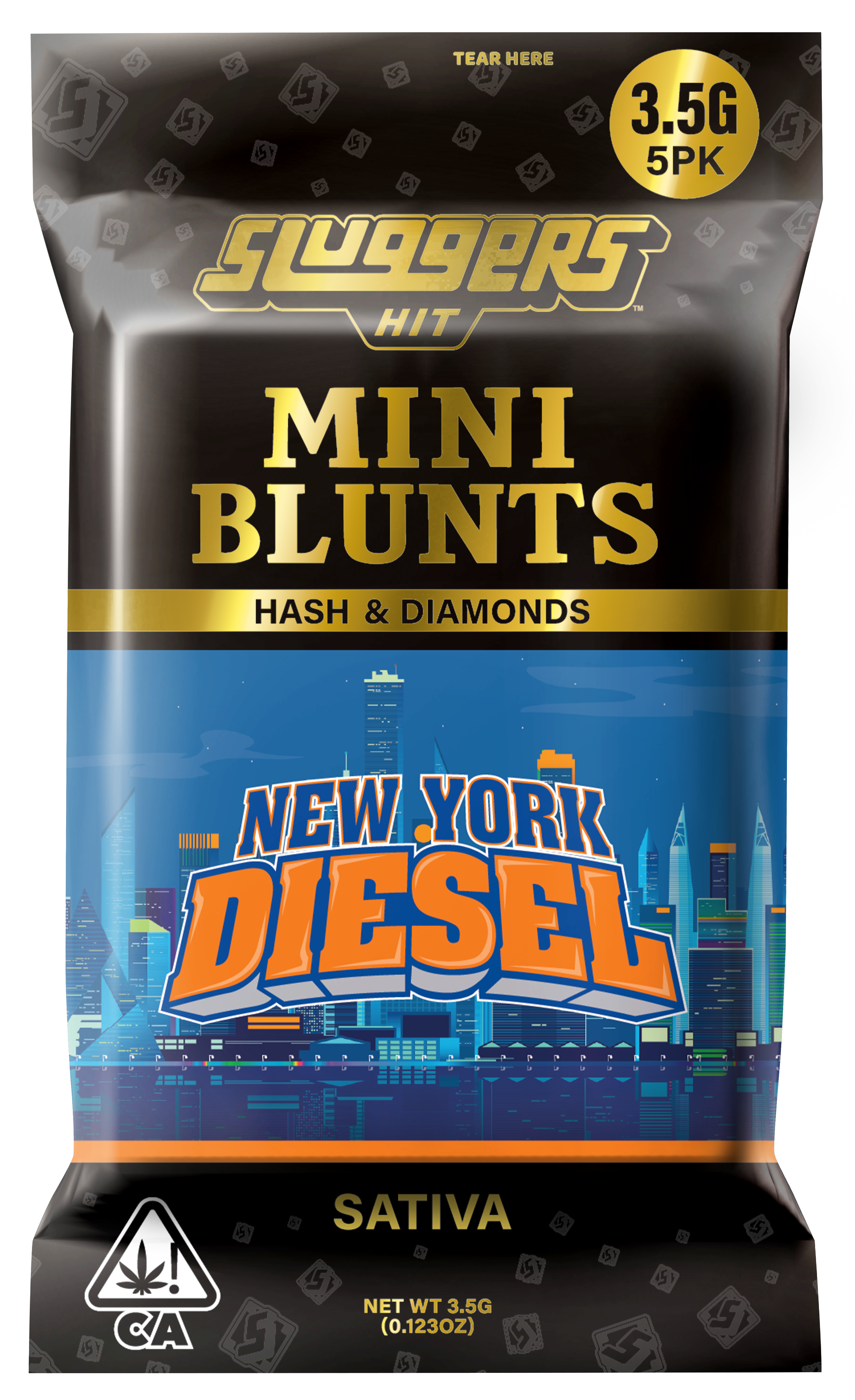 NYC Diesel Sativa JUICED* Mini Blunt 5pk