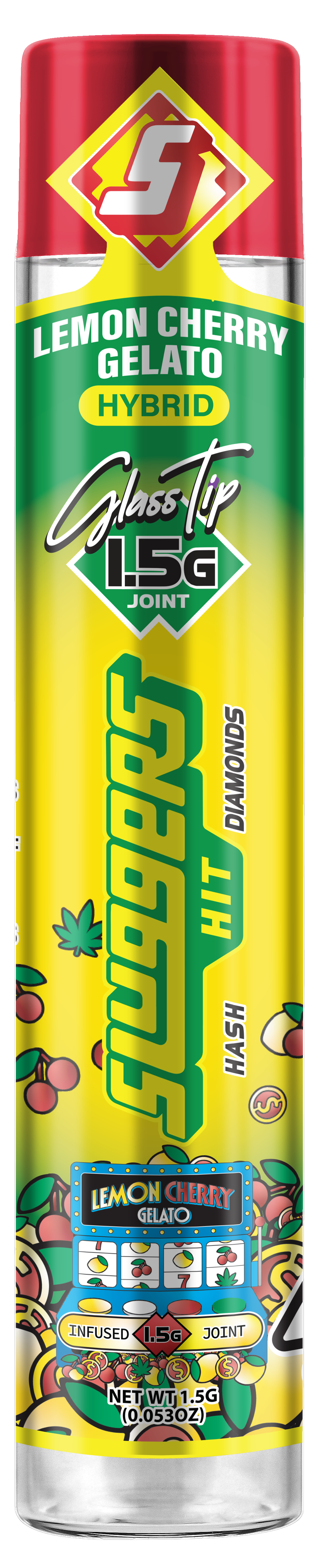 Lemon Cherry Gelato Hybrid Infused Preroll 1.5g