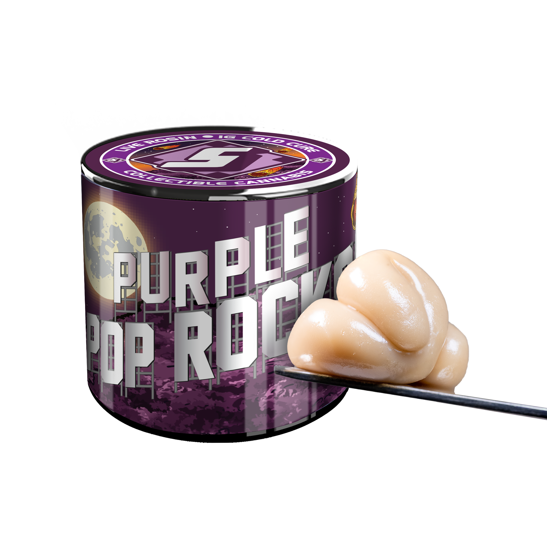 Purple Pop Rocks Indica 1g Live Rosin