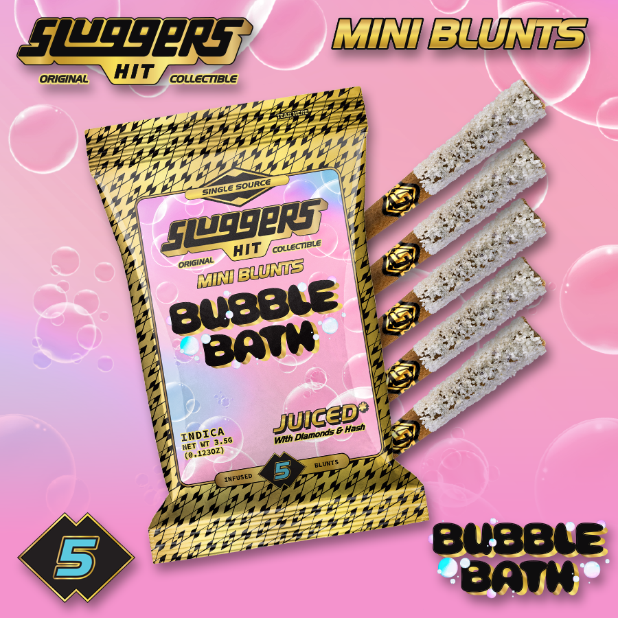 Mini Blunt 0.7g 5 pack Bubble Bath Indica