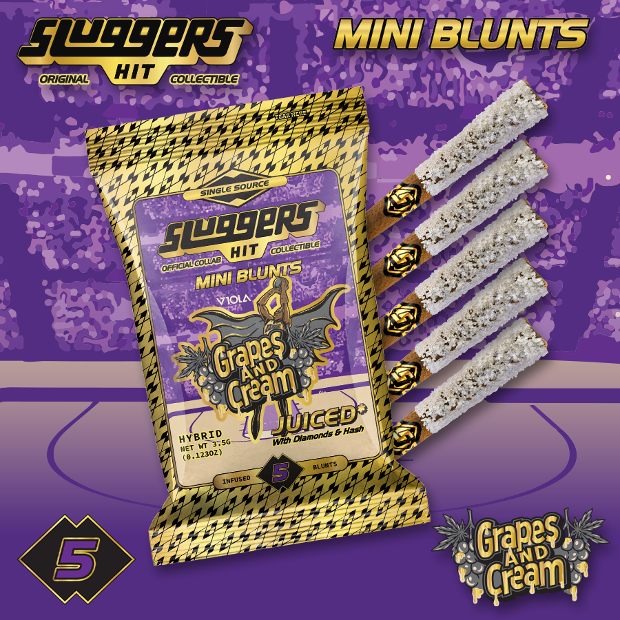 Mini Blunt 0.7g 5 pack Grapes & Cream Hybrid