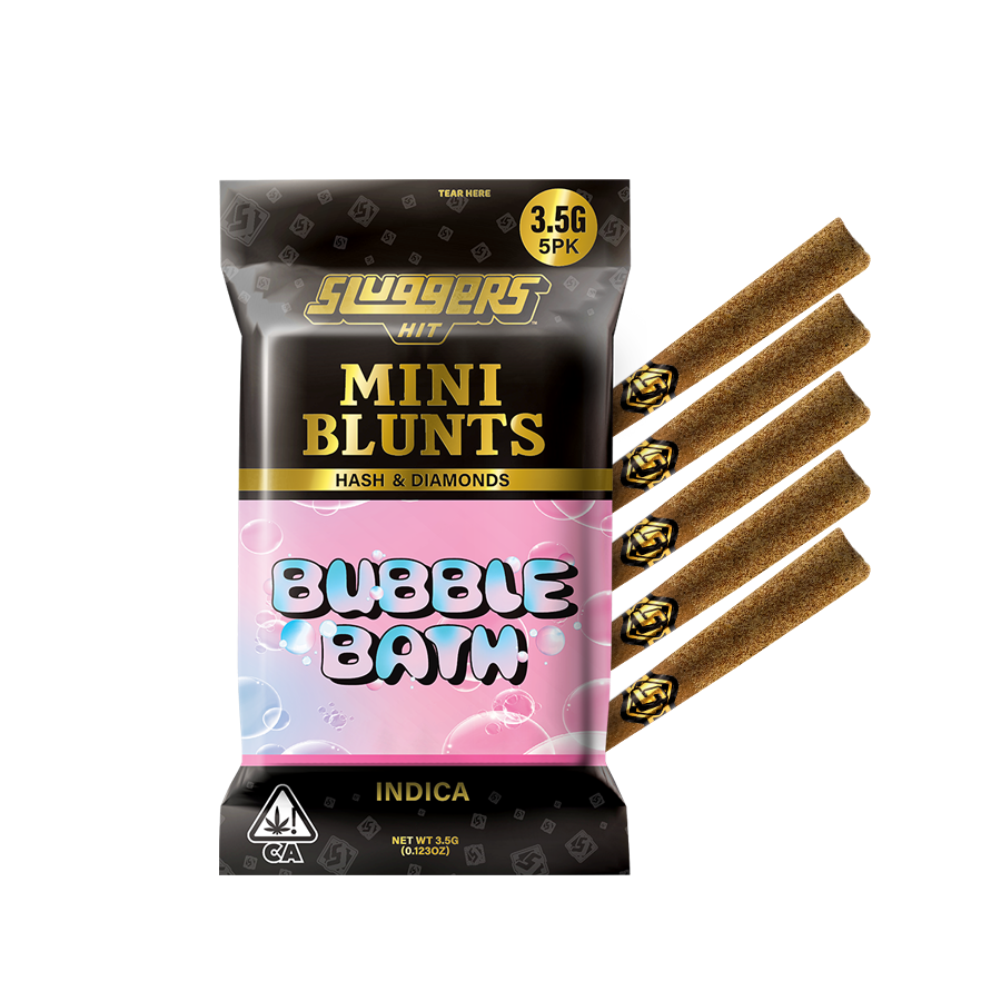 Bubble Bath Indica JUICED* Mini Blunt 5pk