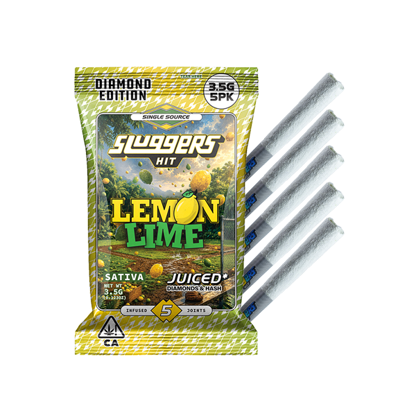 Sluggers Lemon Lime JUICED* Diamond Edition 5pk