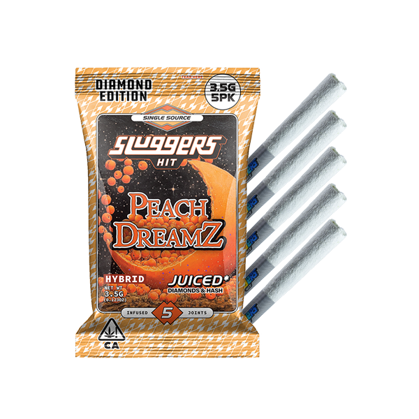 Sluggers Peach Dreamz JUICED* Diamond Edition 5pk