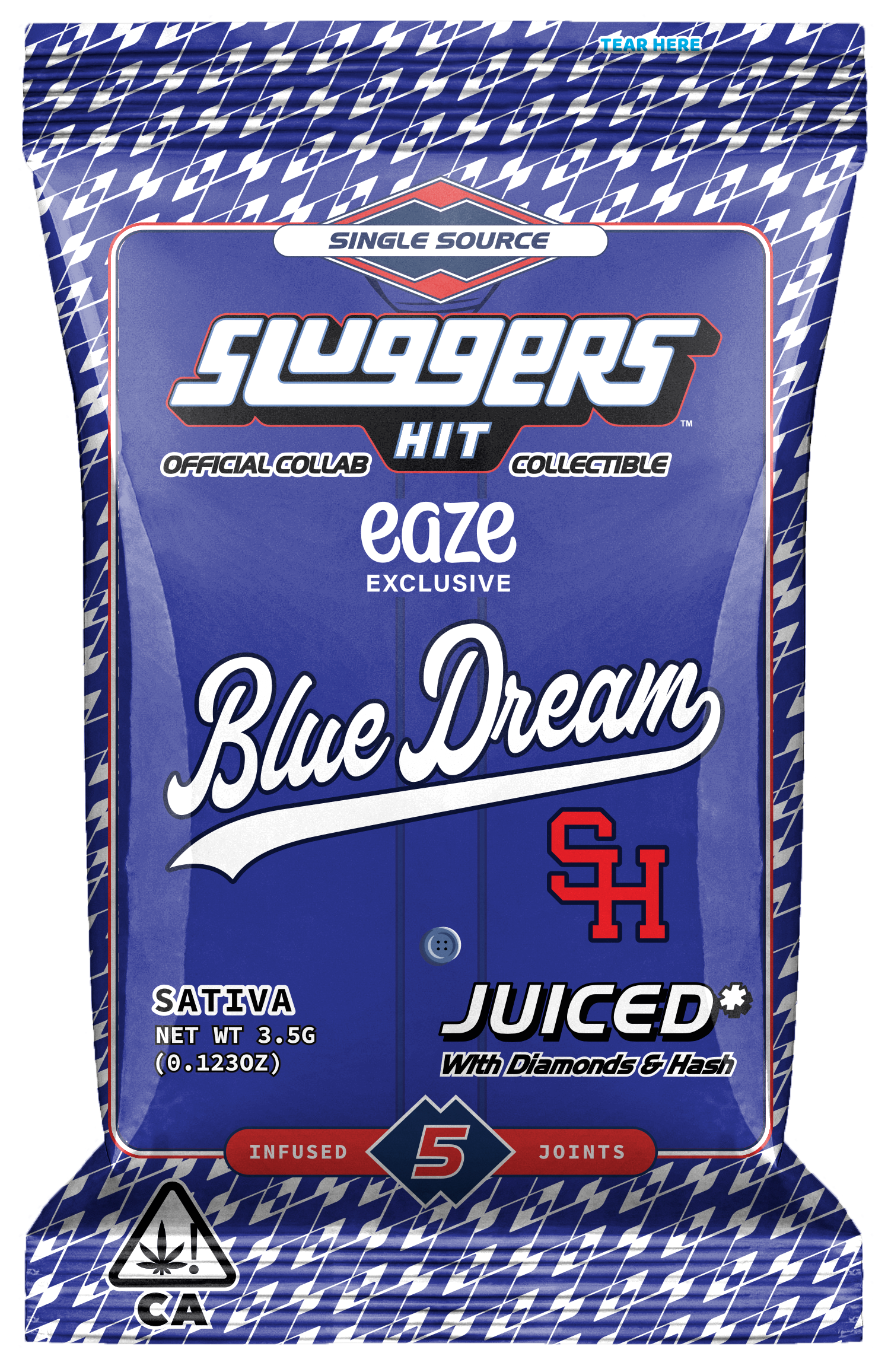 Sluggers x Eaze Blue Dream JUICED* 5pk