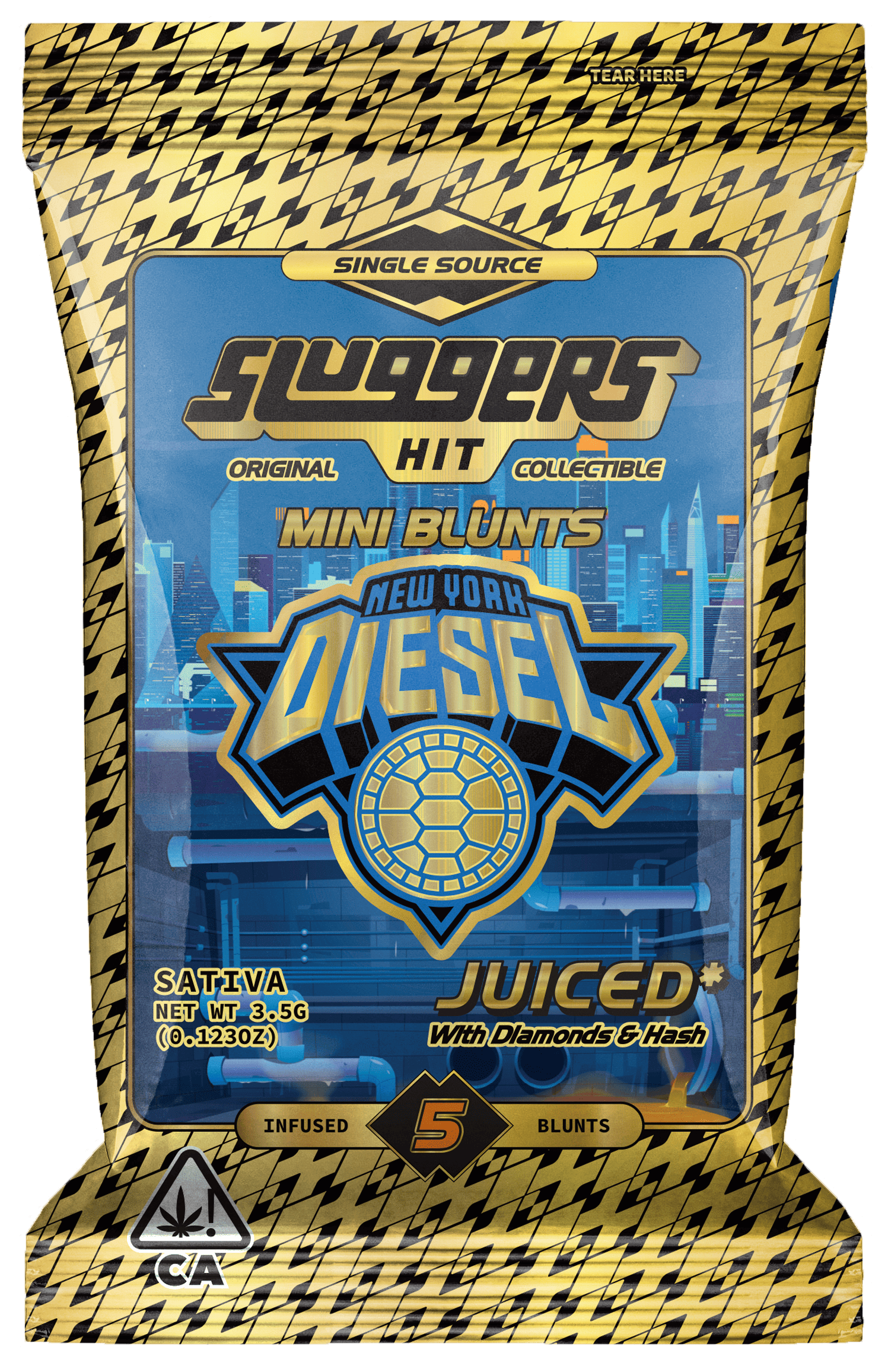 NYC Diesel Sativa Mini Blunts 5pk