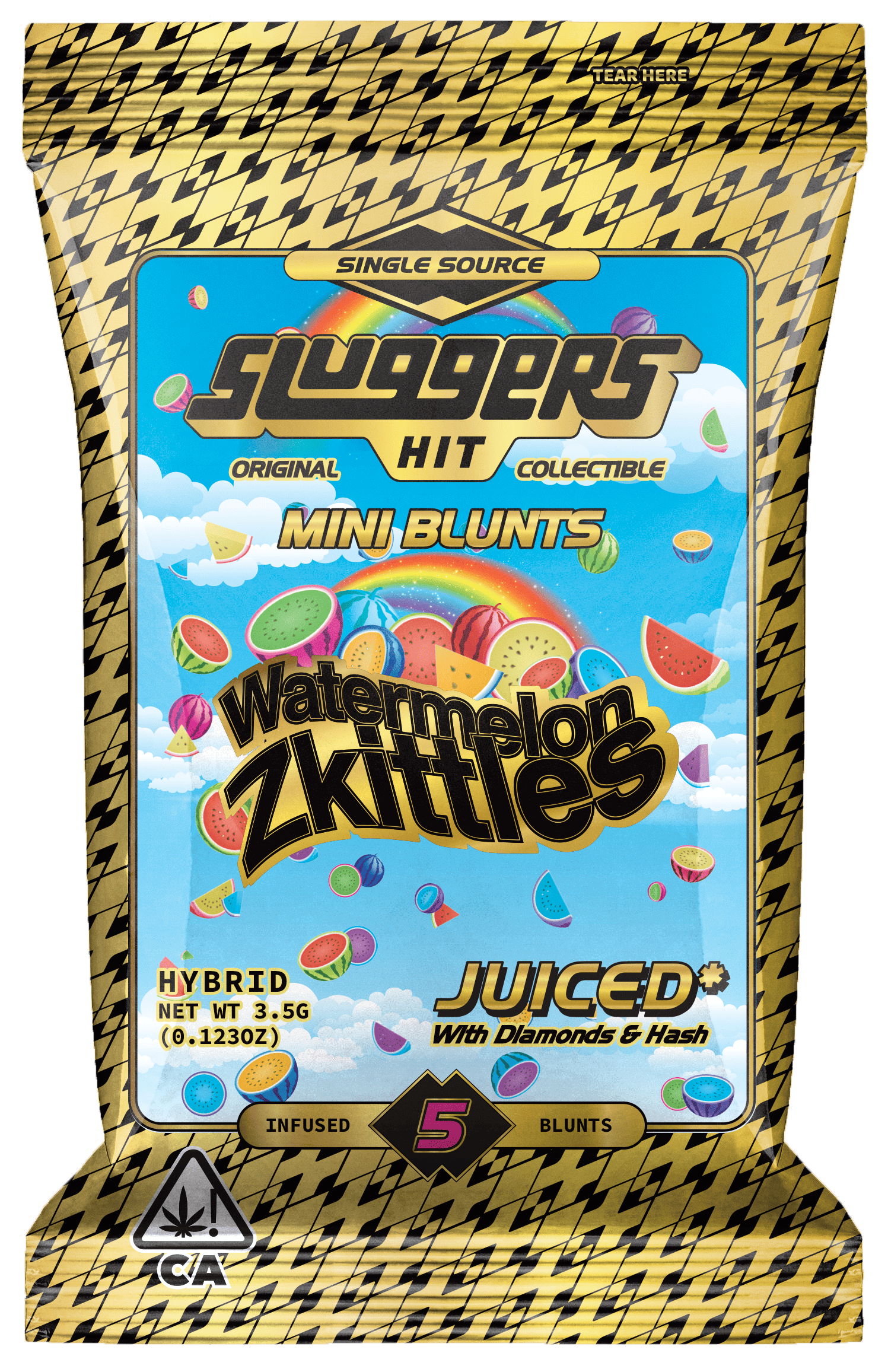 Watermelon Zkittles Hybrid Mini Blunt 5pk
