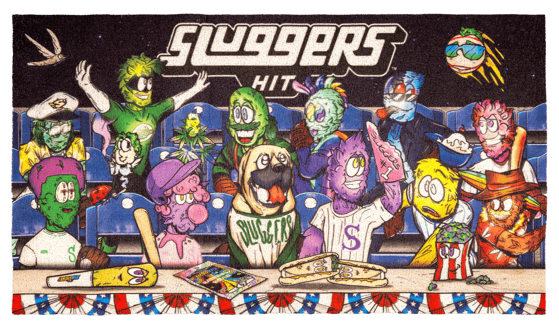 Bleacher Creatures Floor Mat
