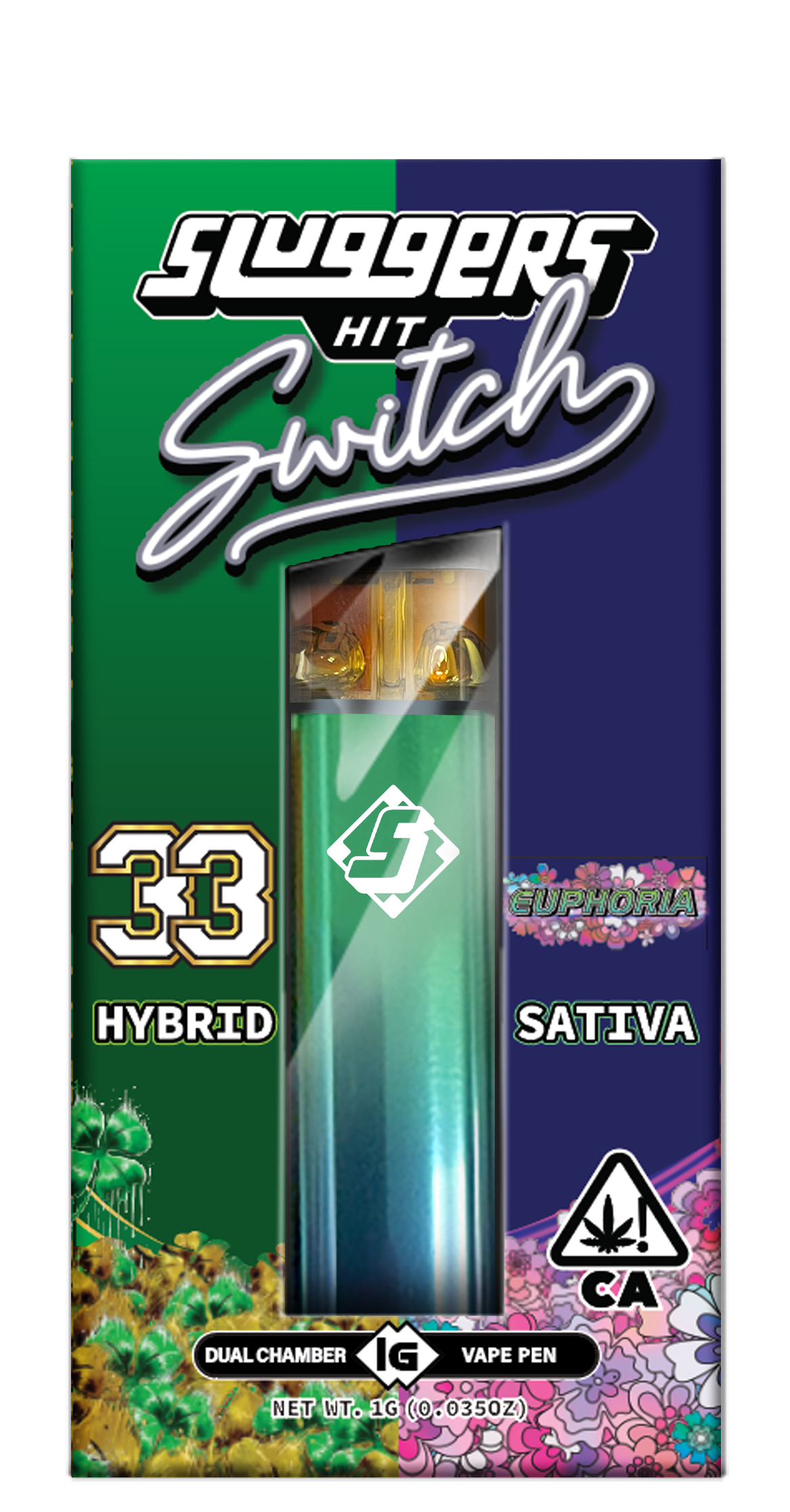 Sluggers - Dual Vape - 2g - Switch - 33 X Euphoria