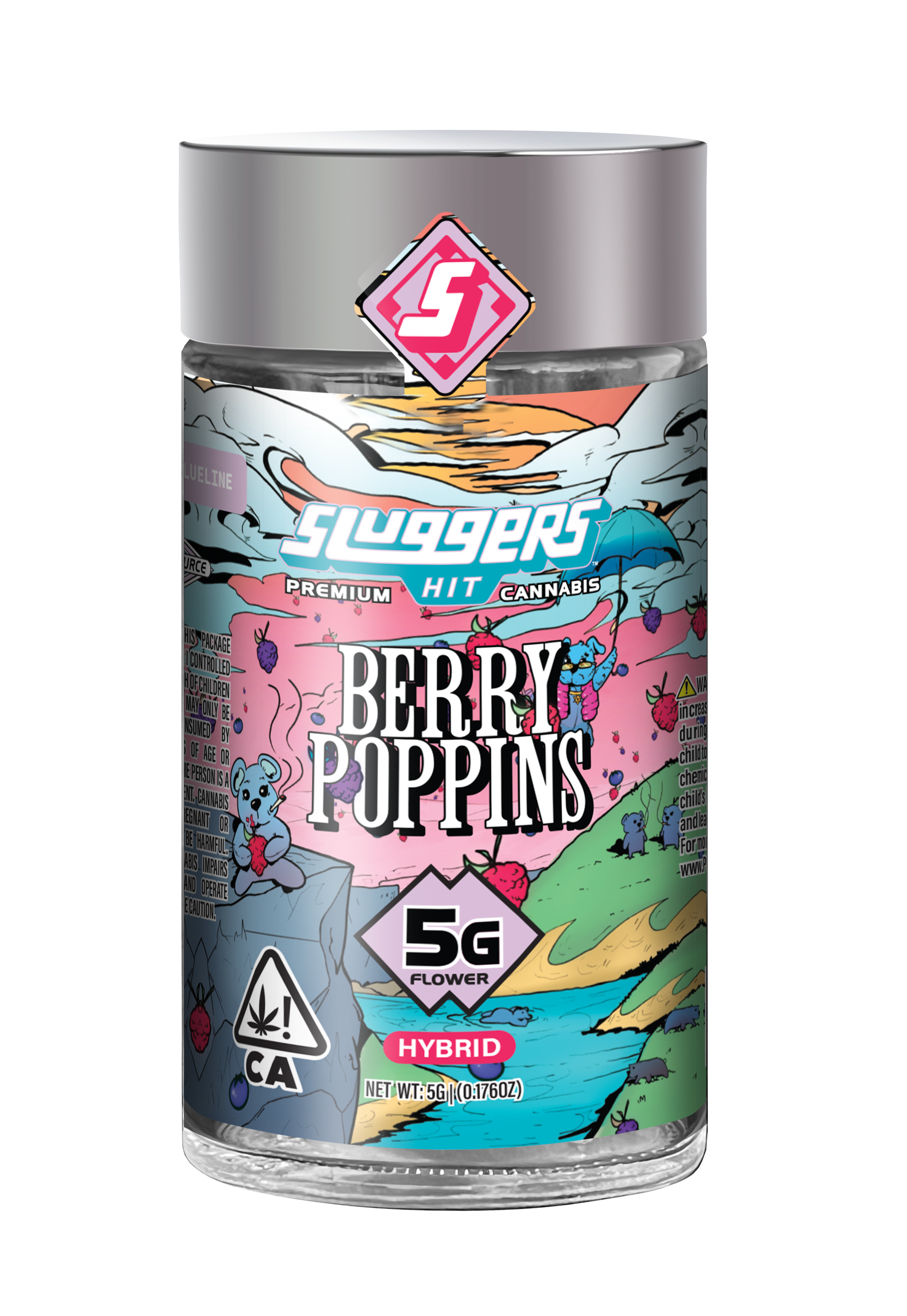 Jarred Flower 5g Berry Poppins Hybrid