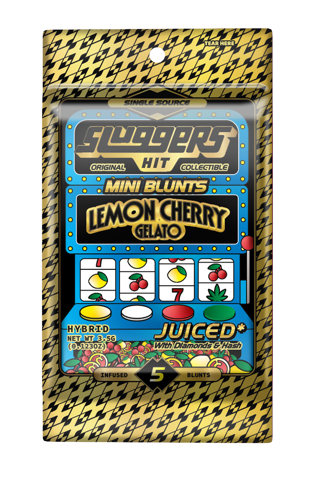 Mini Blunt 0.7g 5pk Lemon Cherry Gelato Hybrid