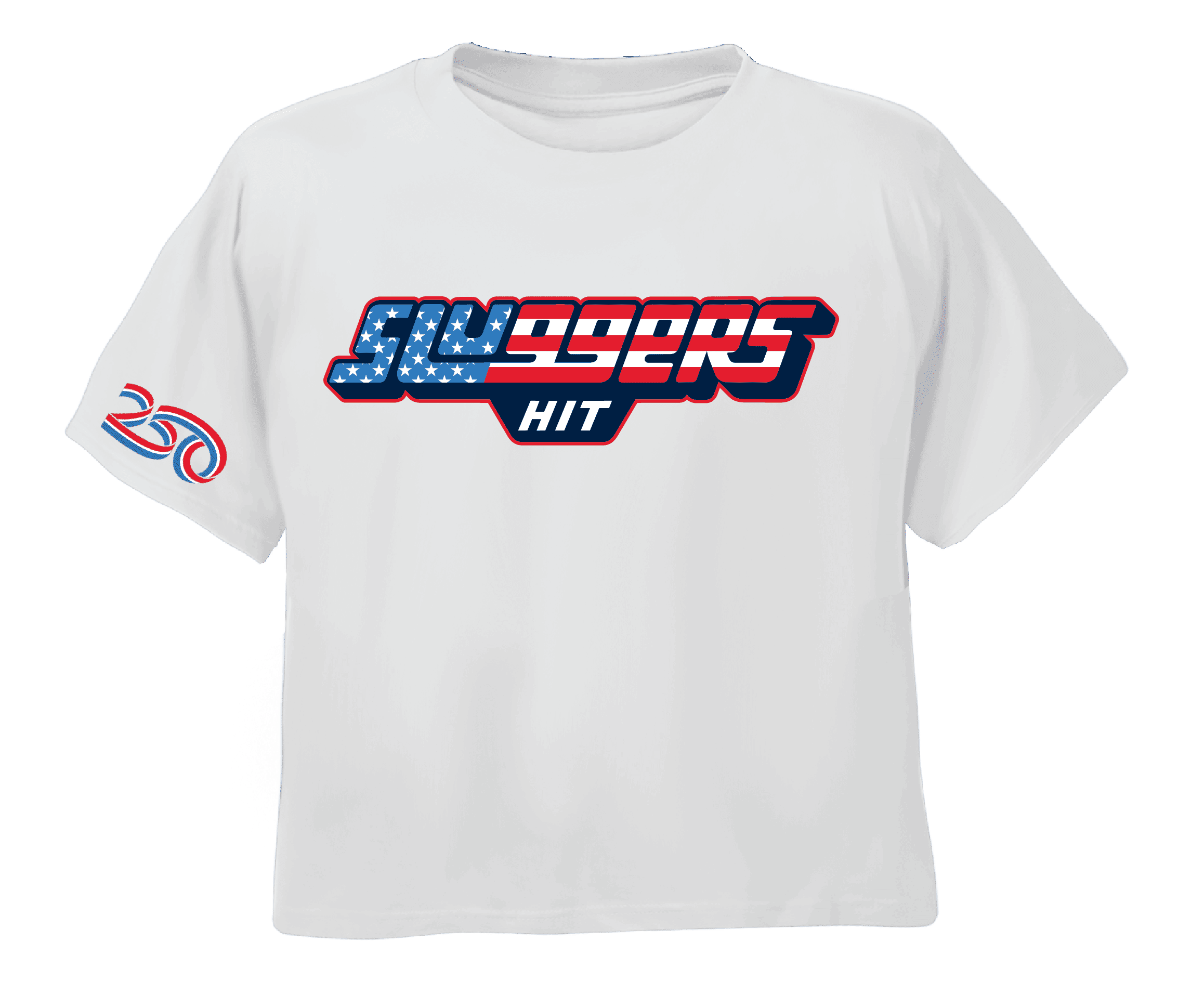 USA 250th Anniversary Crop Top White