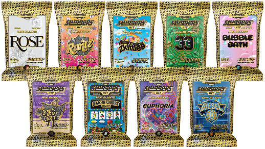 <p>JUICED*  Mini Blunt <br/>5 Pack 9 STRAINS</p>