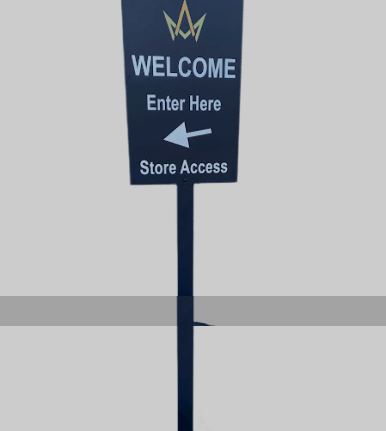 Enter here, store access